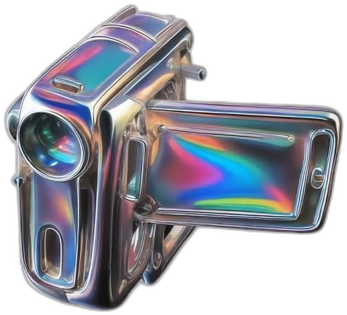 2000s camcorder sticker